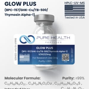 GLOW Plus (BPC-157/GHK-Cu/TB-500/Thymosin Alpha-1 Blend)